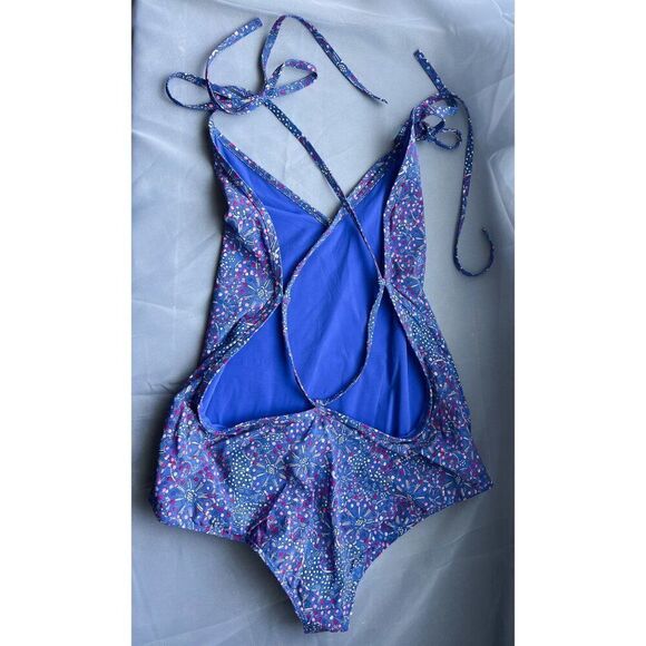 NWT Isabel Marant Swan Swimsuit in Blue and Pink Size 44 / US 12 Large - Picture 2 of 9